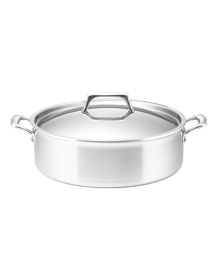 Per Sempre Covered Sauteuse 30cm/6.7L in Silver
