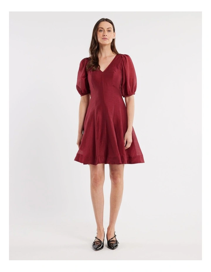 Zaria Mini Dress in Red