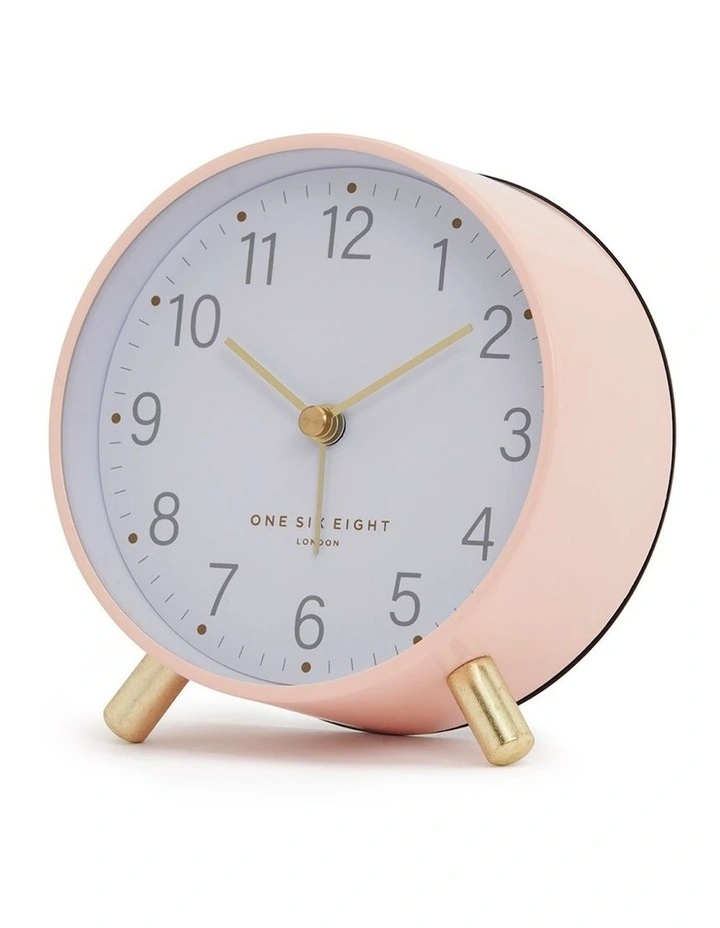 Maisie Blush Silent Alarm Clock