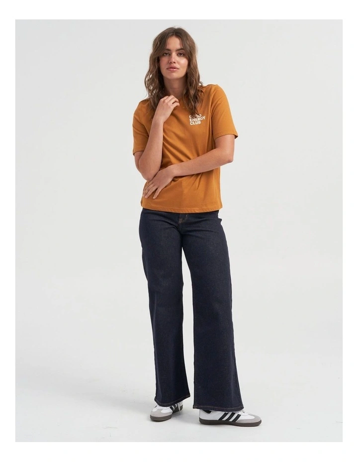 Tina Life Boxy Top in Orange