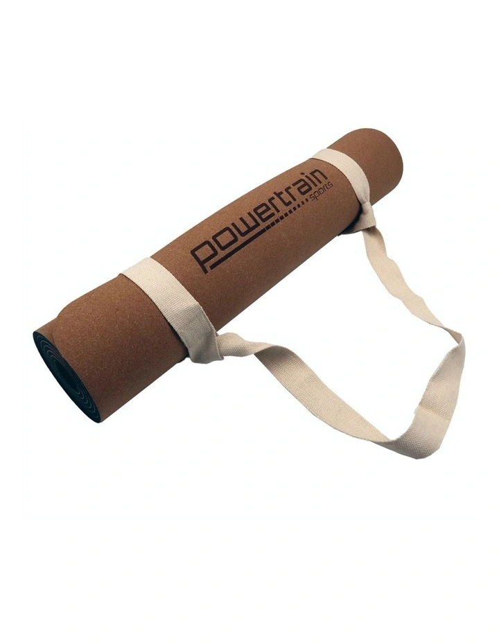Eco-Friendly Cork Brown 6mm Yoga Exercise Mat