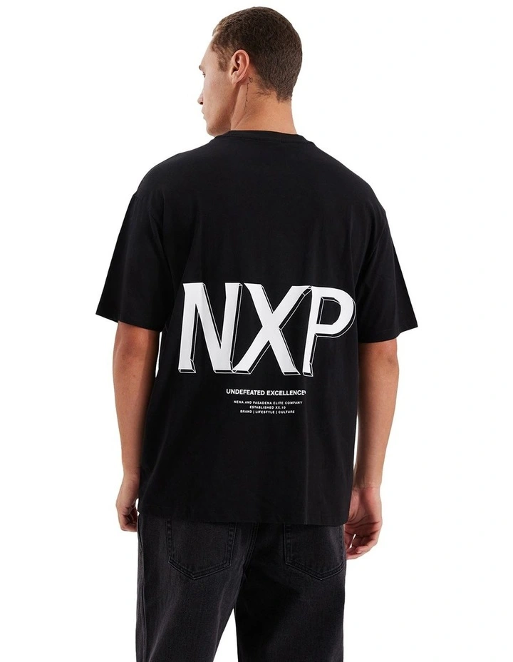 Suspension Heavy Box Fit Tee in Black