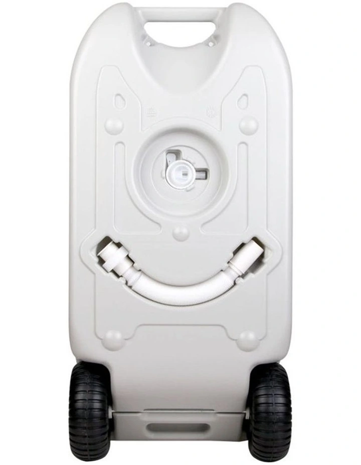 Portable Wheel Water Tank 40L Grey