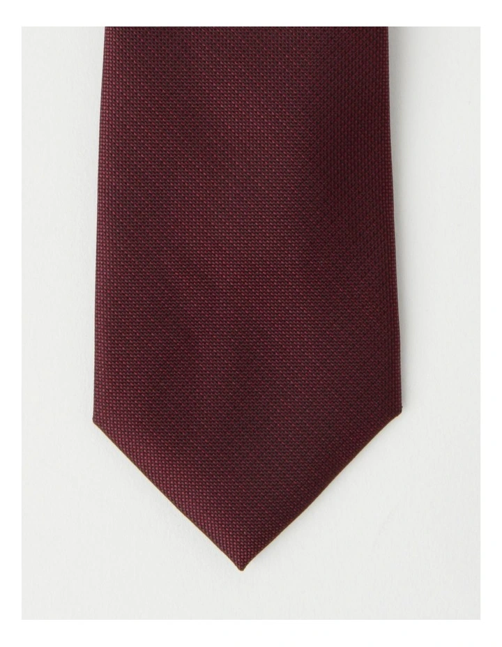 Plain Tie in Burgandy