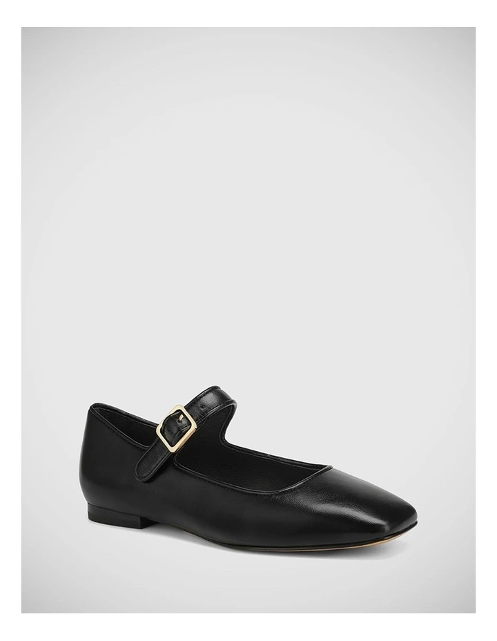 Alise Sheen Leather Mary Jane in Black