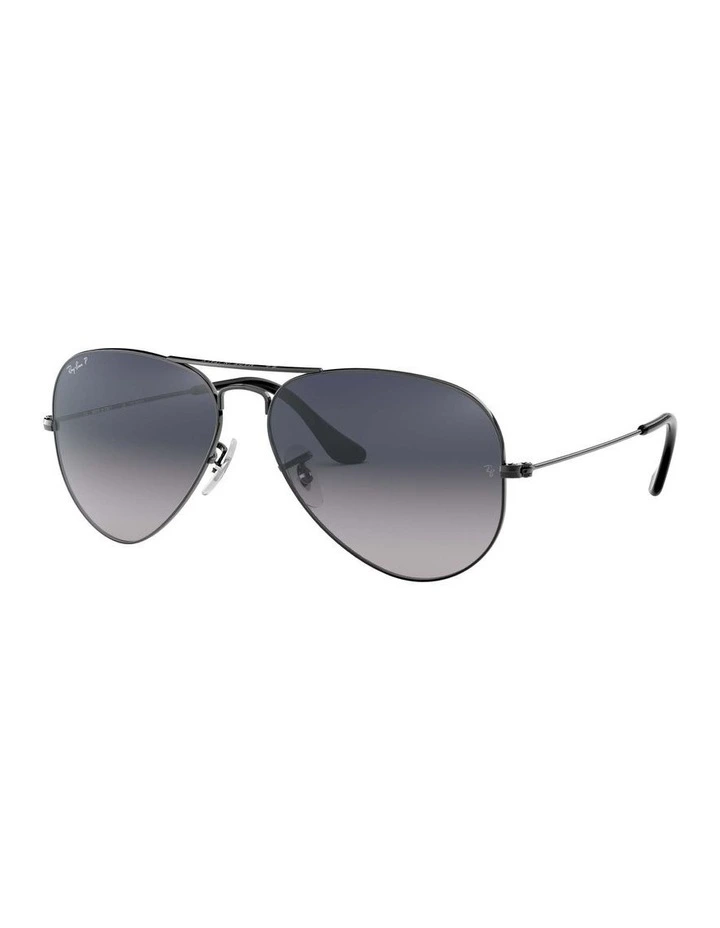 Aviator Gradient Grey RB3025 Polarised Sunglasses