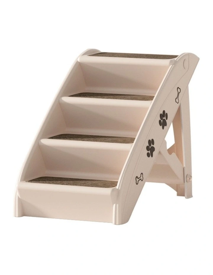 Dog Ramp Steps in Beige