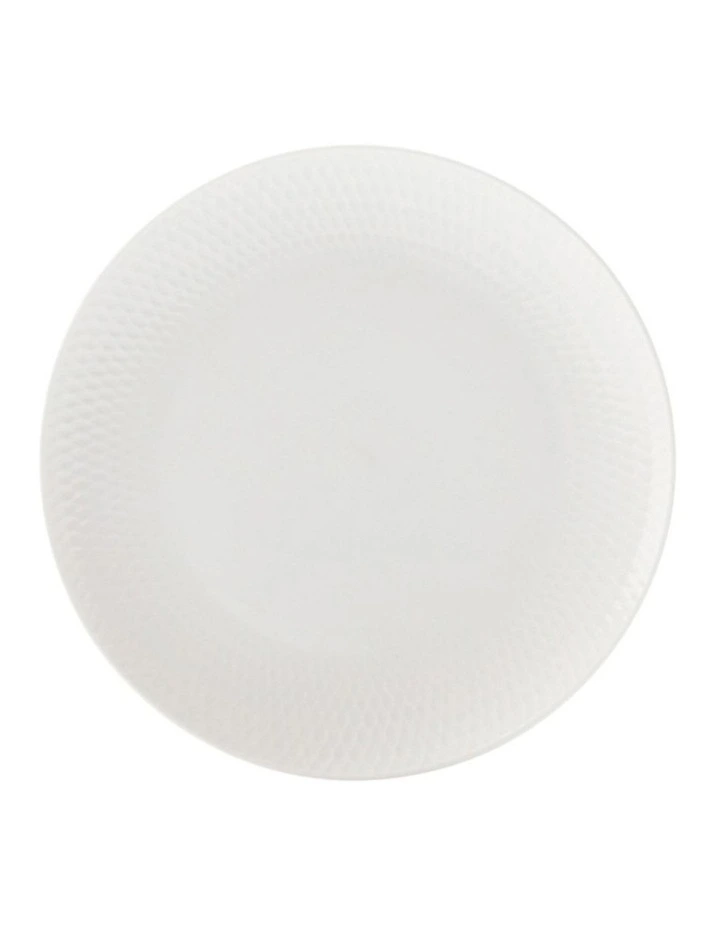 Basics Diamonds Side Plate18cm in White
