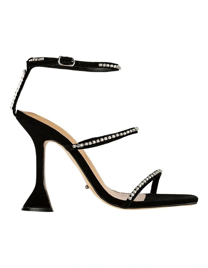 Shy Black Suede Heels