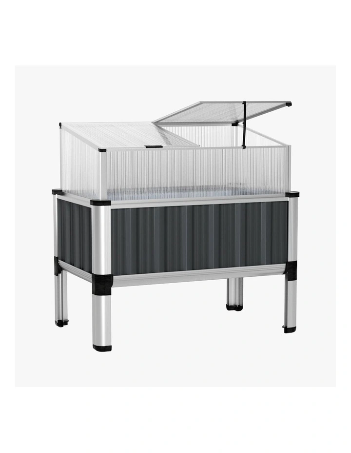 Garden Bed Raised Vegetable Planter 80x49x74cm in Grey
