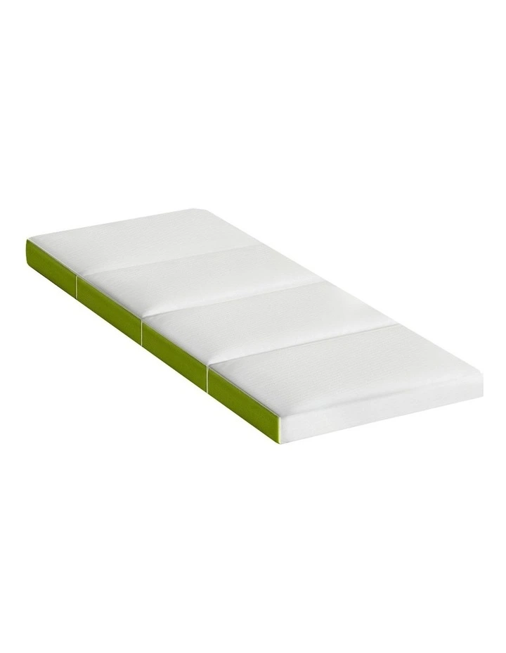 Foldable Single Foam Mattress in Green