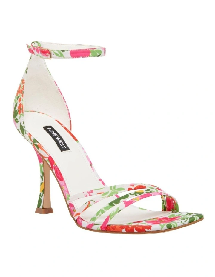 Yenha Heeled Sandal in Floral