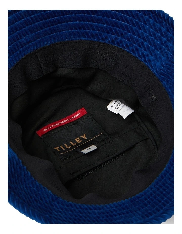 Italian Corduroy T1 Bucket Hat in Bright Blue