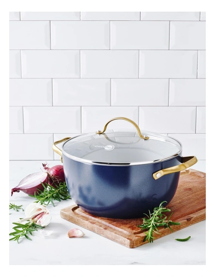Padova Casserole with lid 24cm/4.71L in Dark Blue