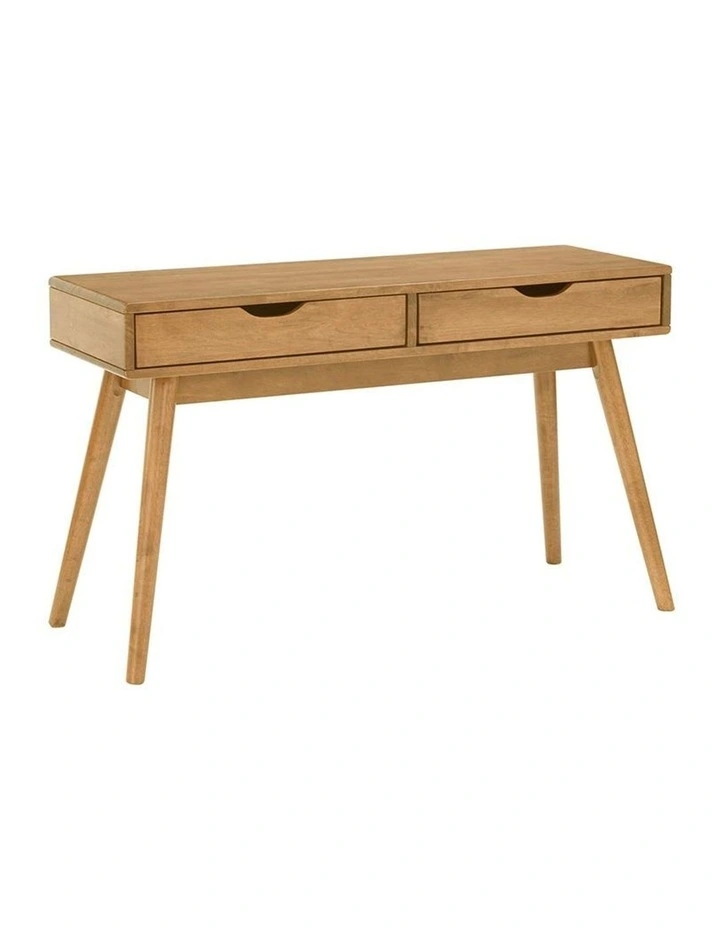 Lamar Console Table With 2 Drawers 122cm Natural