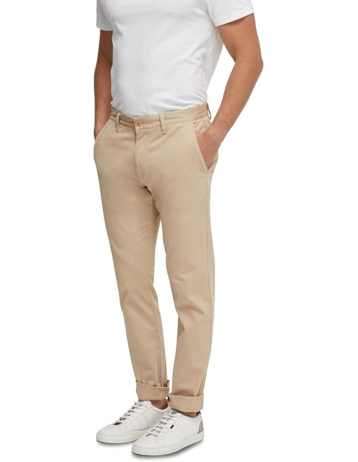 Stretch Skinny Fit Chino in Warm Stone