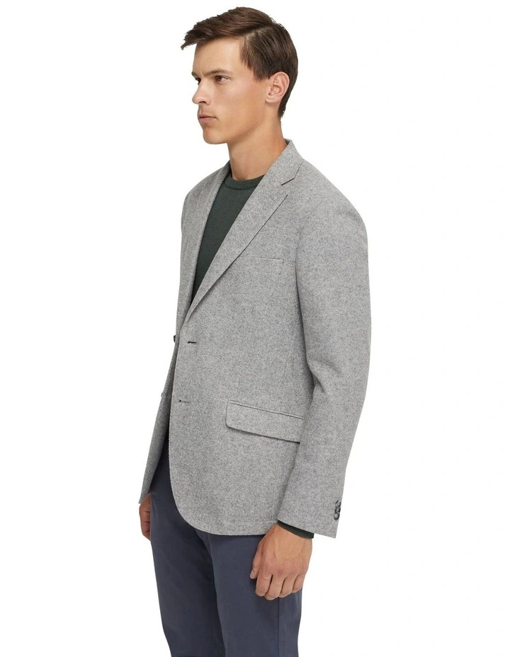 Milton Wool Rich Blazer in Grey