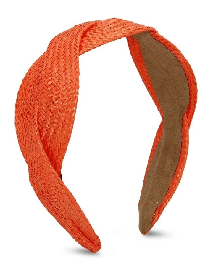 Gracie Headband in Orange