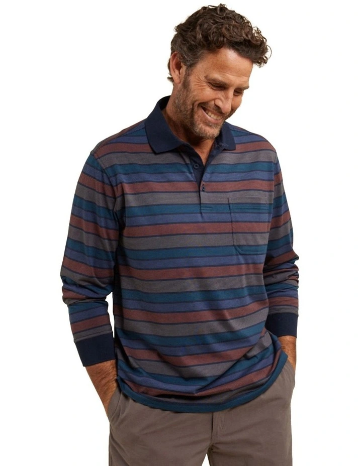 Brior Kinnersly Polo Shirt in Blue
