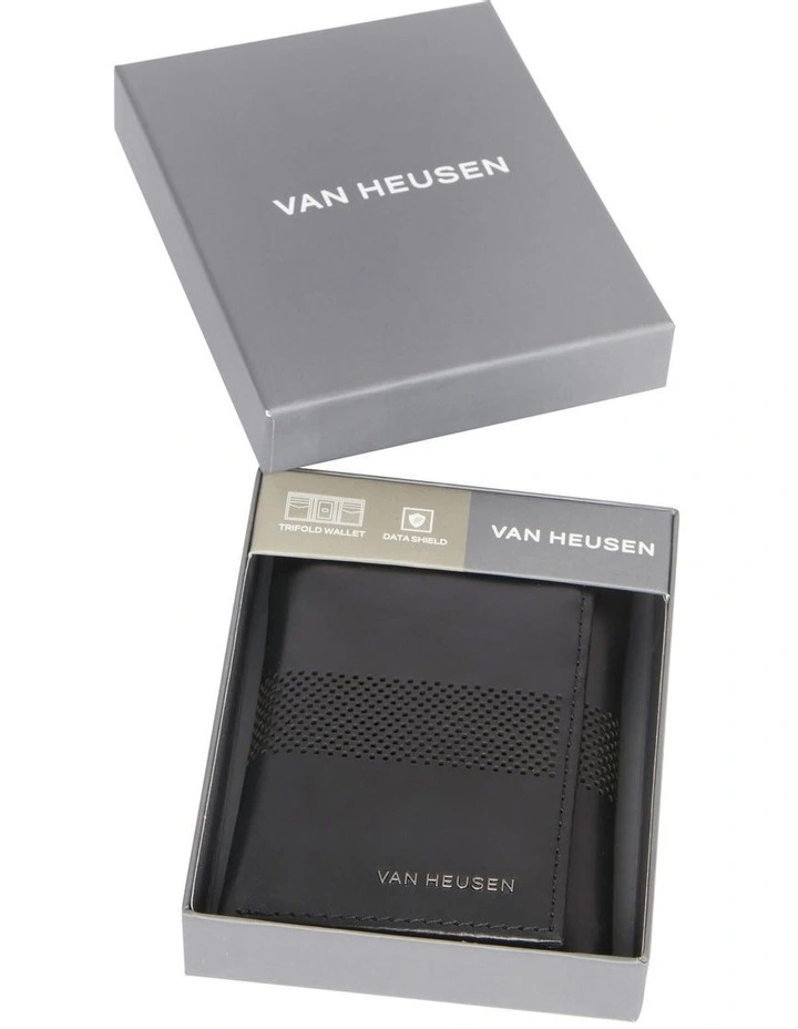 Tri-Fold Wallet in Black