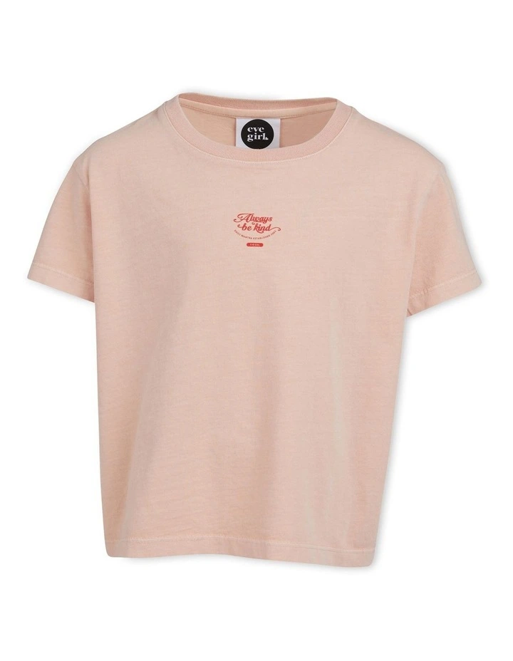Kind Is Better Tee (3-7 Years) in Pink