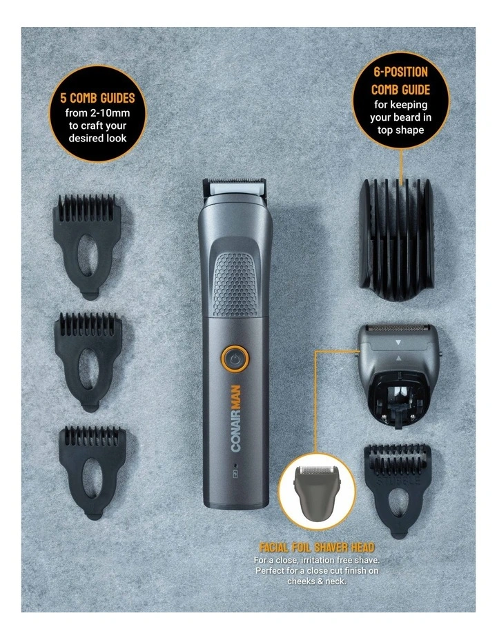Metal Craft Beard & Stubble Trimmer CM300MA