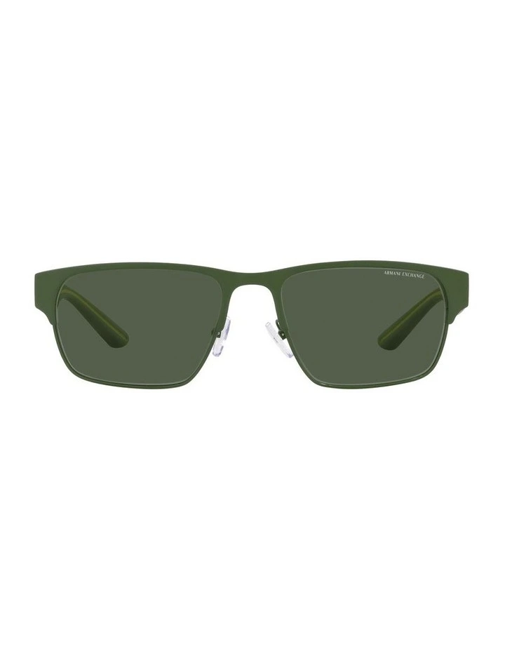 AX2046S Green Polarised Sunglasses