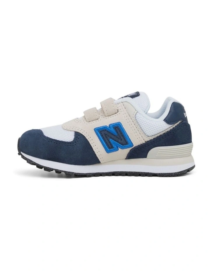 574 Self Fastening Strap Sneakers in Indigo