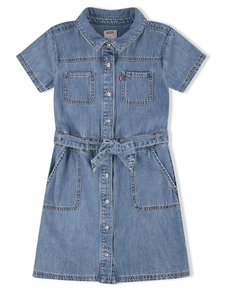 Utility Dress with Belt in Vibe Check