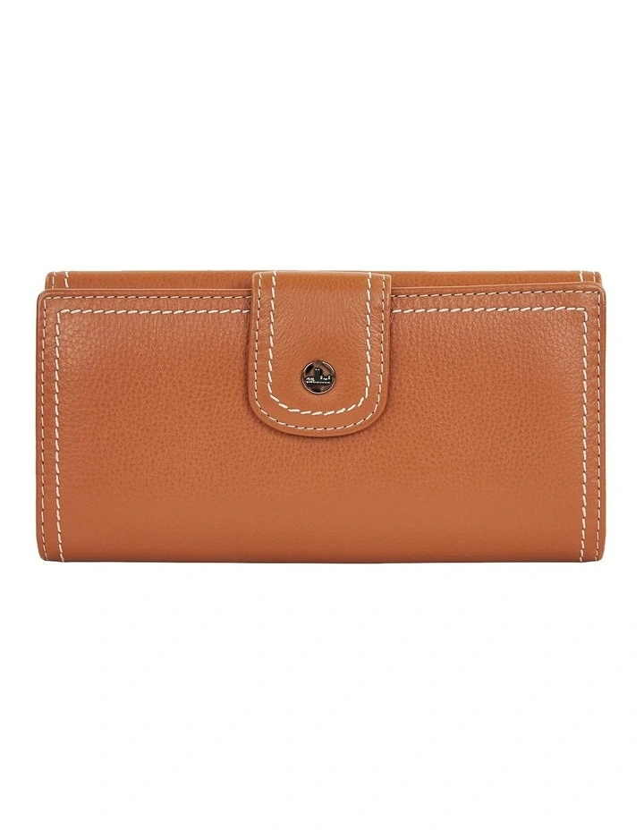 Sierra Leather Continental Wallet in Tan