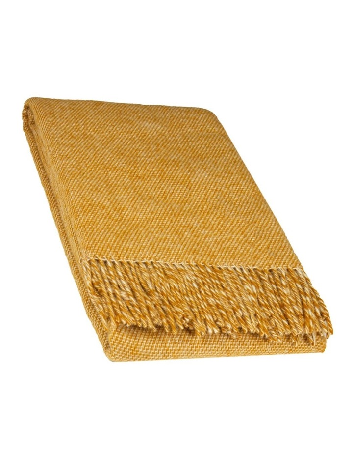 Cambridge Throw Blanket in Mustard