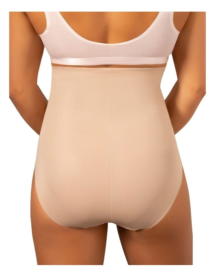 Shape With An Edge High Waist Brief in Nude