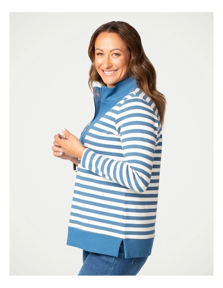 Take It Easy Top in Blue