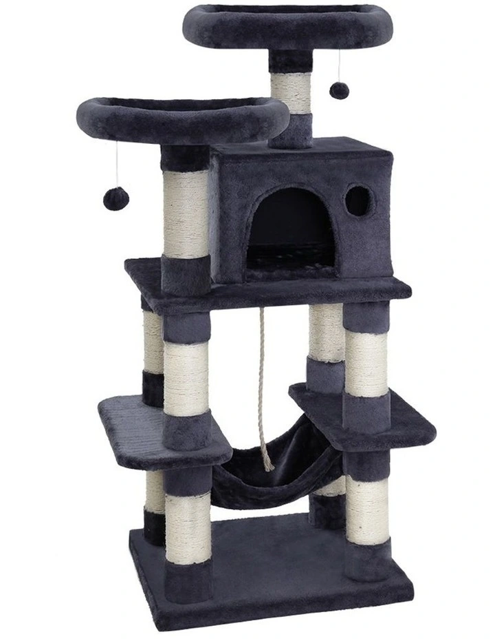 Cat Tree Trees Scratching Post Blue/White