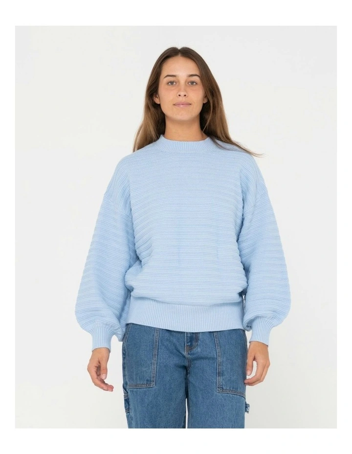 Elba Crew Knit in Blue