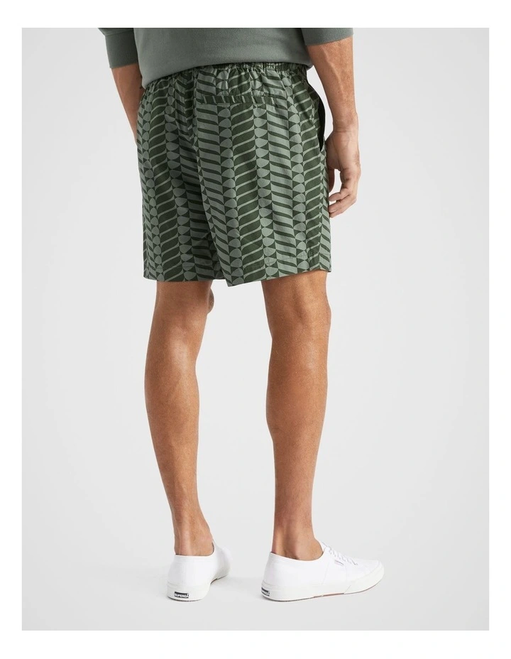Geo Poplin Short in Assorted