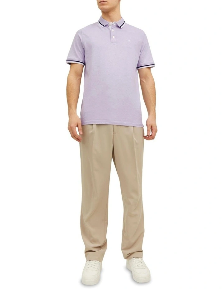 Paulos Organic Cotton Polo in Orchid Petal
