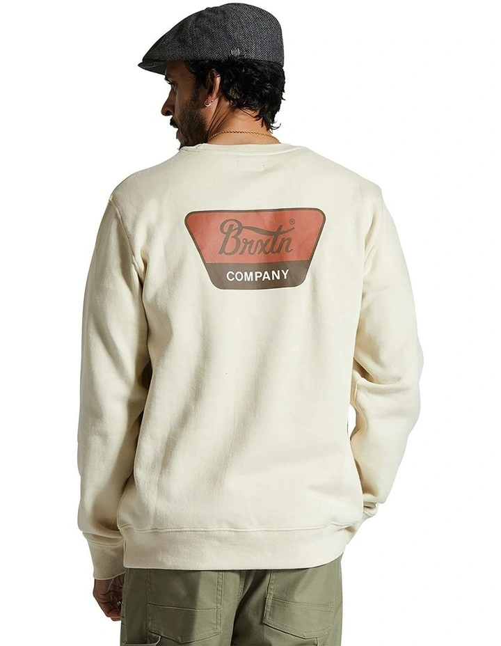Linwood Crew Sweater in Whitecap