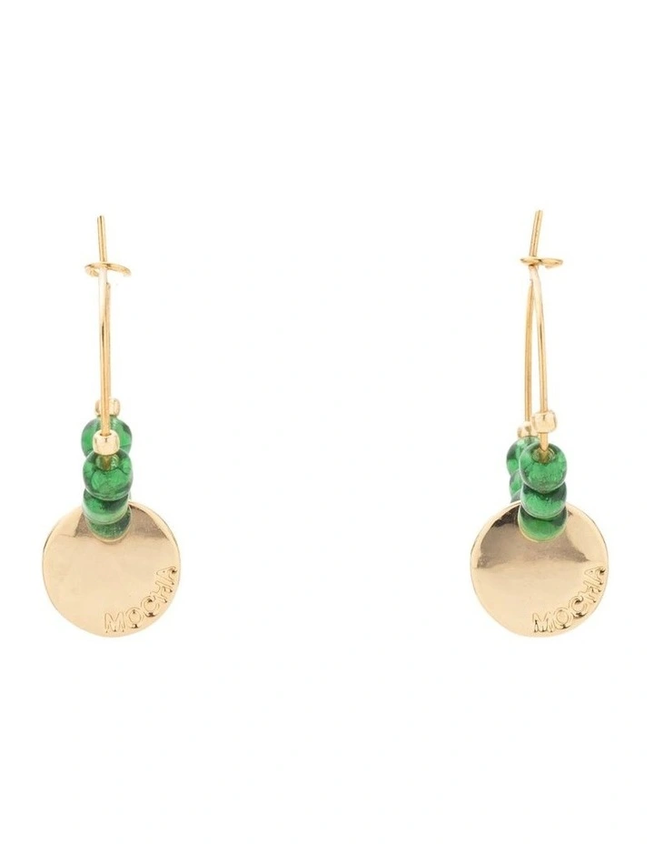Reborn Lagoon Earrings in Emerald