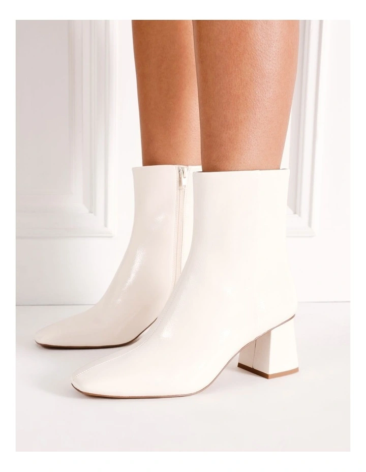 Margot Boot in Vanilla Patent