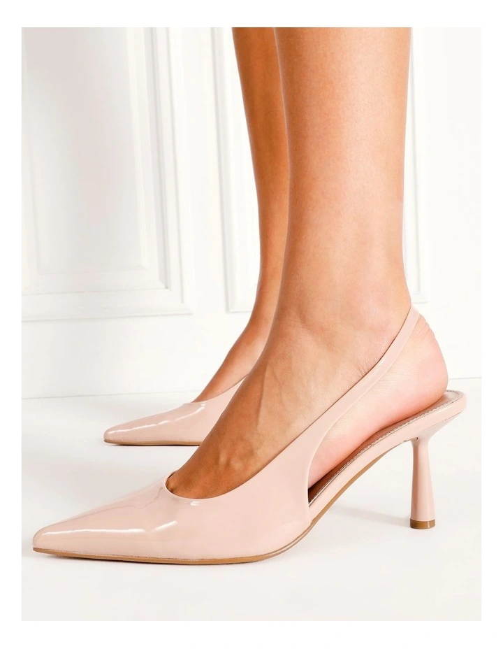 Belle Heeled Shoes In Nude Patent