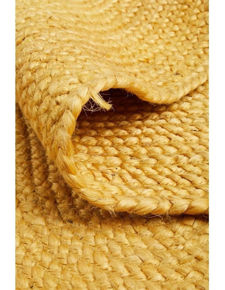Bondi Oval Rug in Yellow