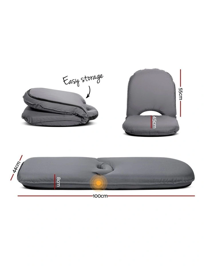 Floor Lounge Sofa Camping Portable Recliner Beach Chair Folding Outdoor