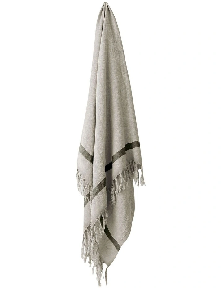 Herringbone Throw in Natural