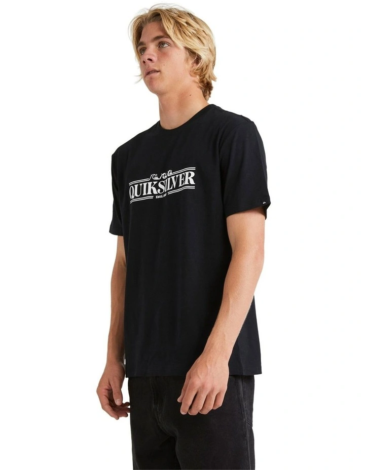 Gradient Lines Tee in Black