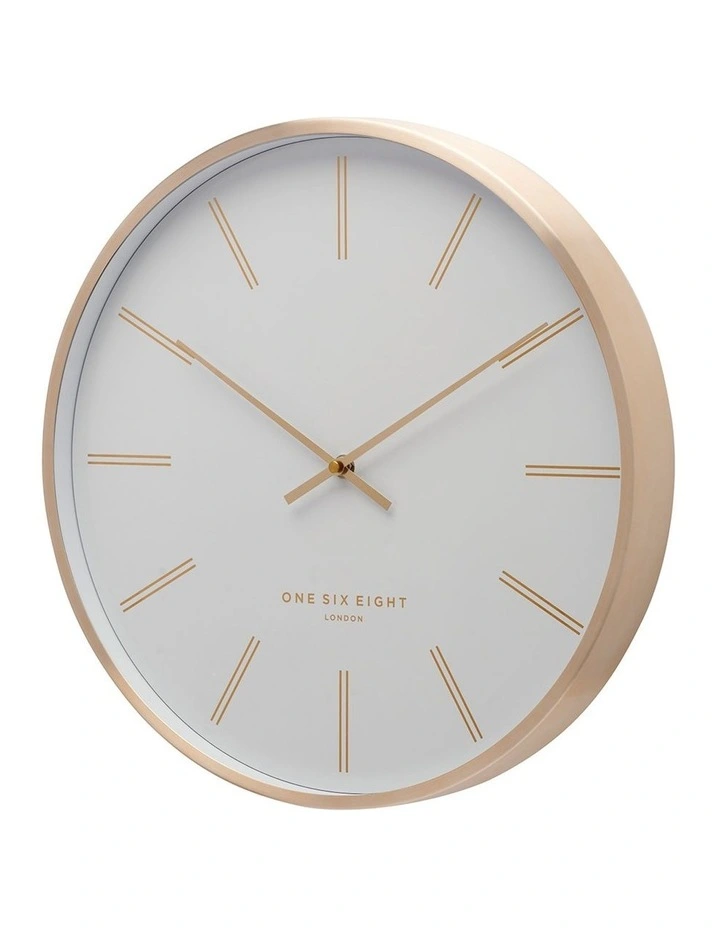 Otto 40Cm White Silent Wall Clock