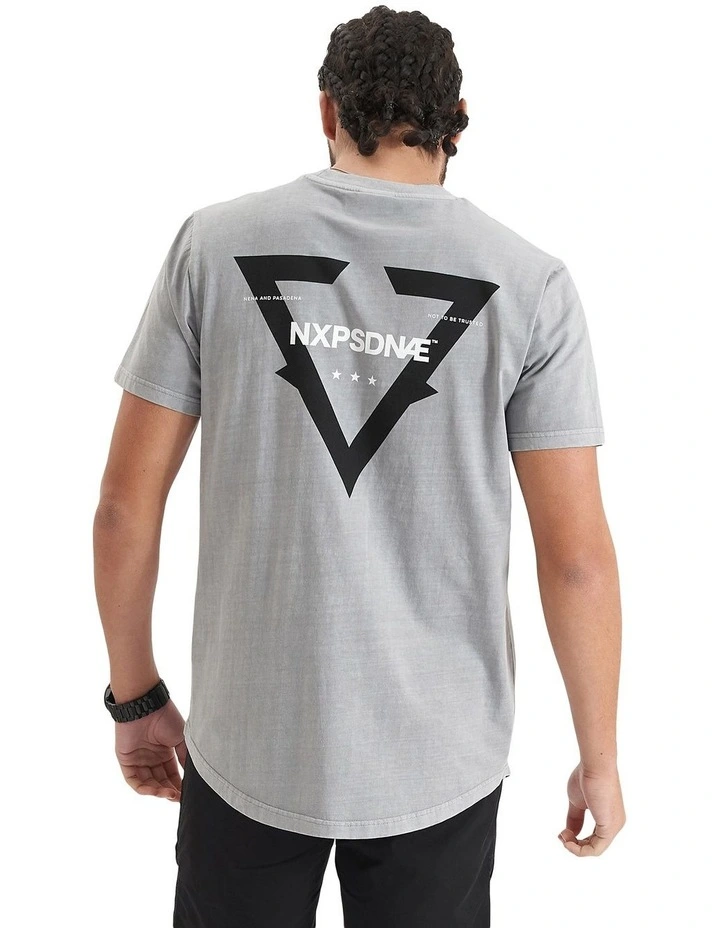 Hunter Dual Curved Tee in Pigment Alloy
