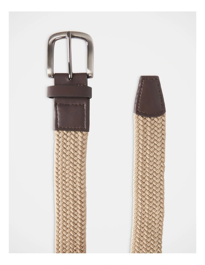 Woven Belt in Beige