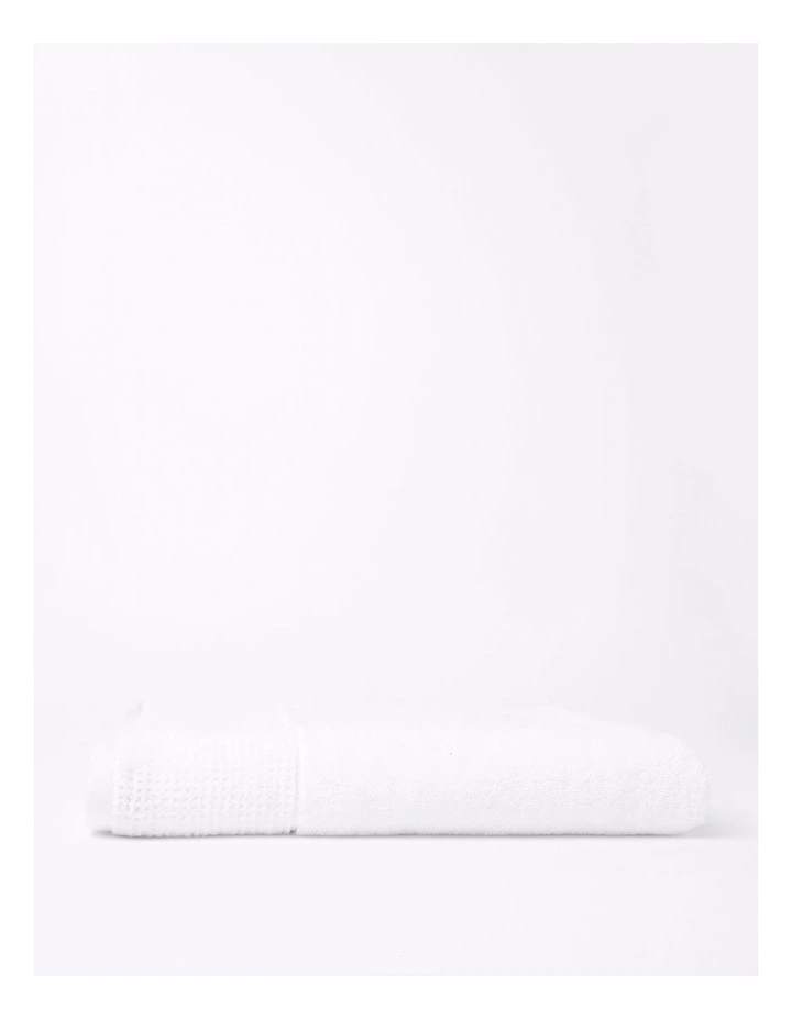 Clara Quick Dry Bath Towel in White