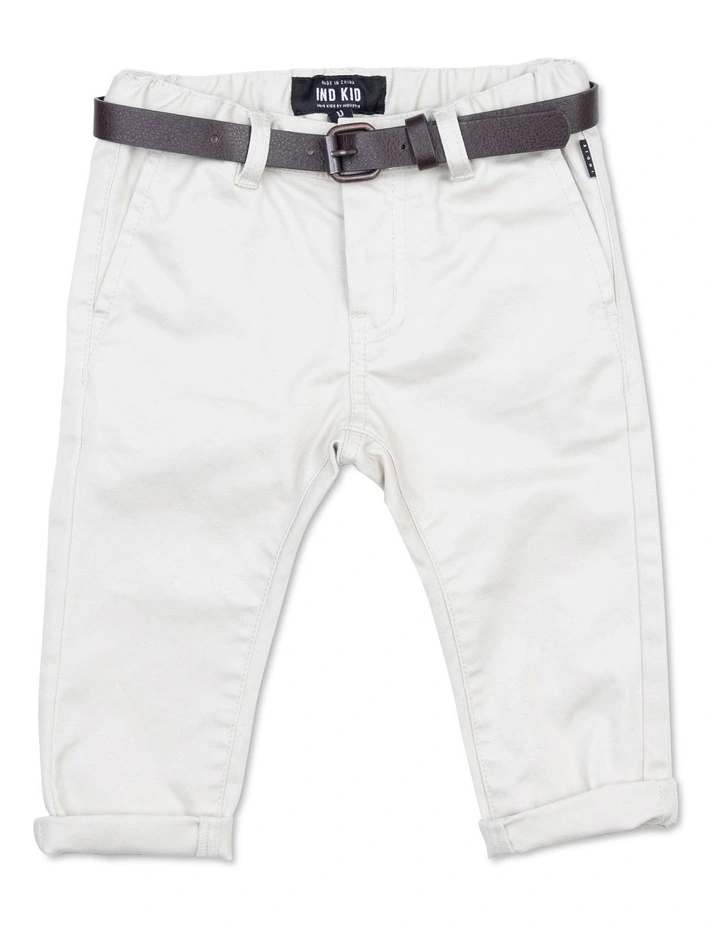 Cuba Stretch Chino (0-2 years) in Talc